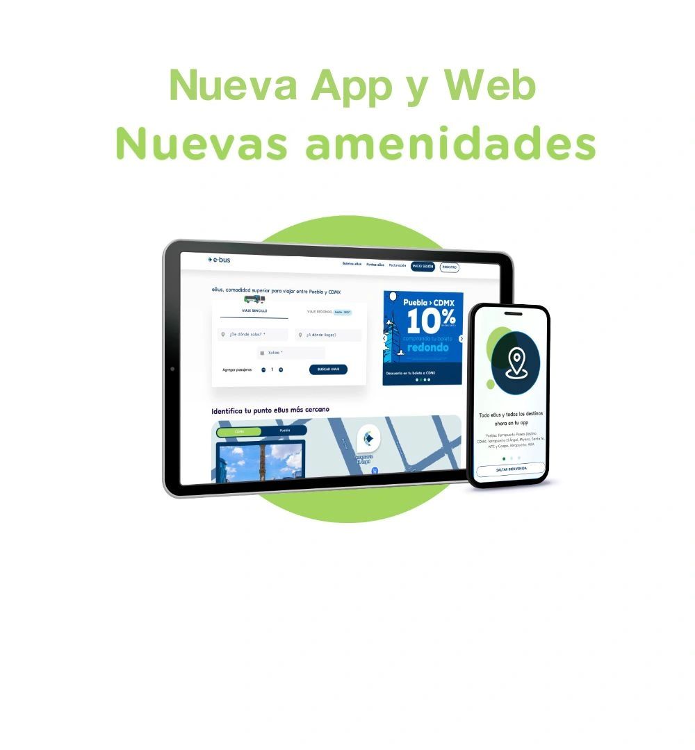 Nueva era eBus: Nueva app y web