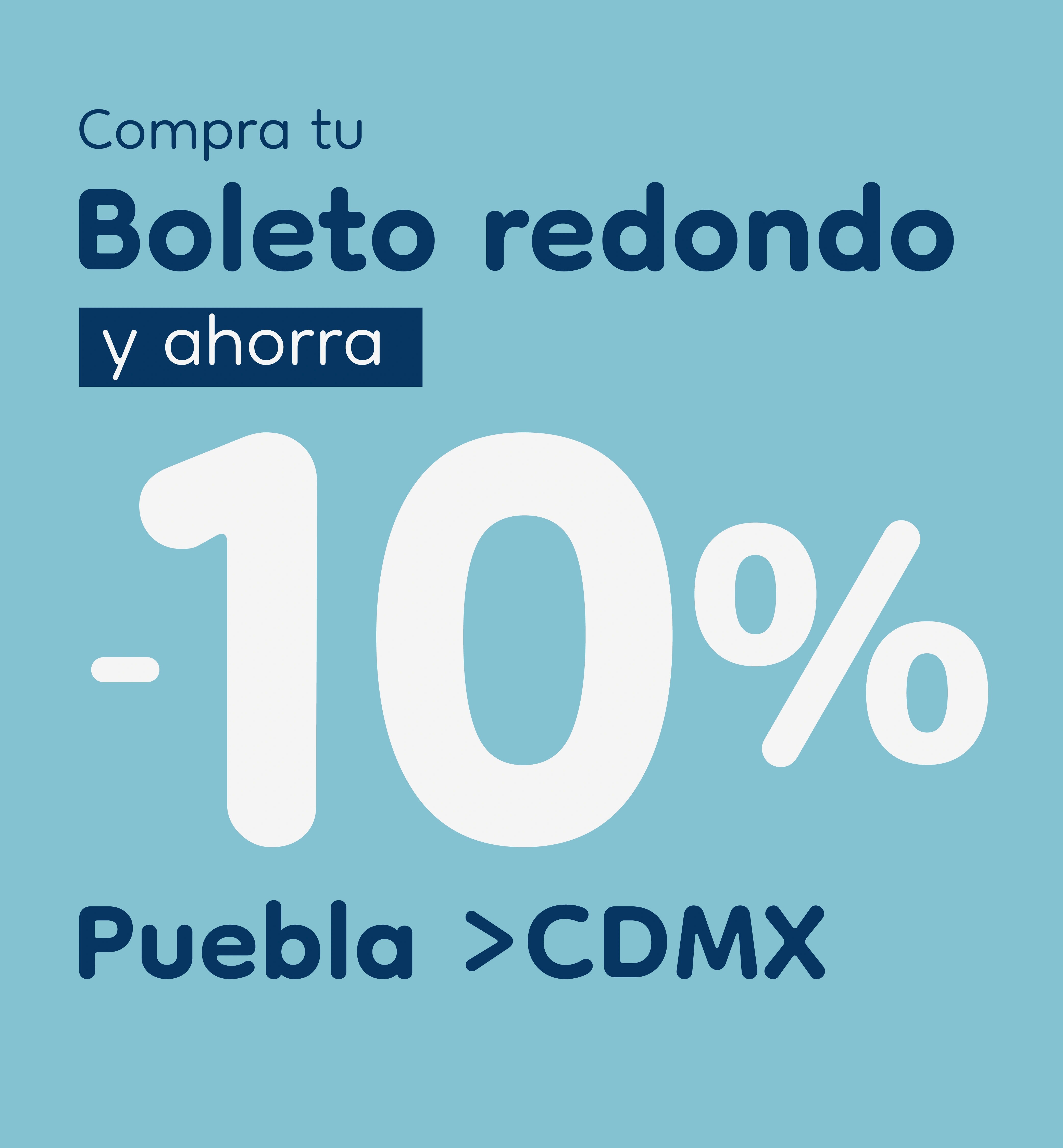 Boleto de autobús a CDMX