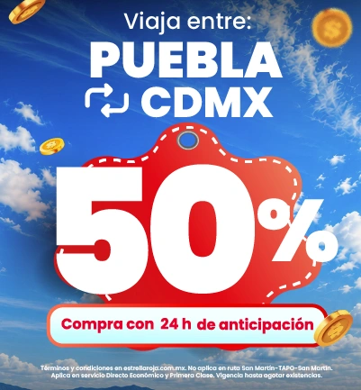 Anticípate y ahorra hasta 50% en tu viajes.